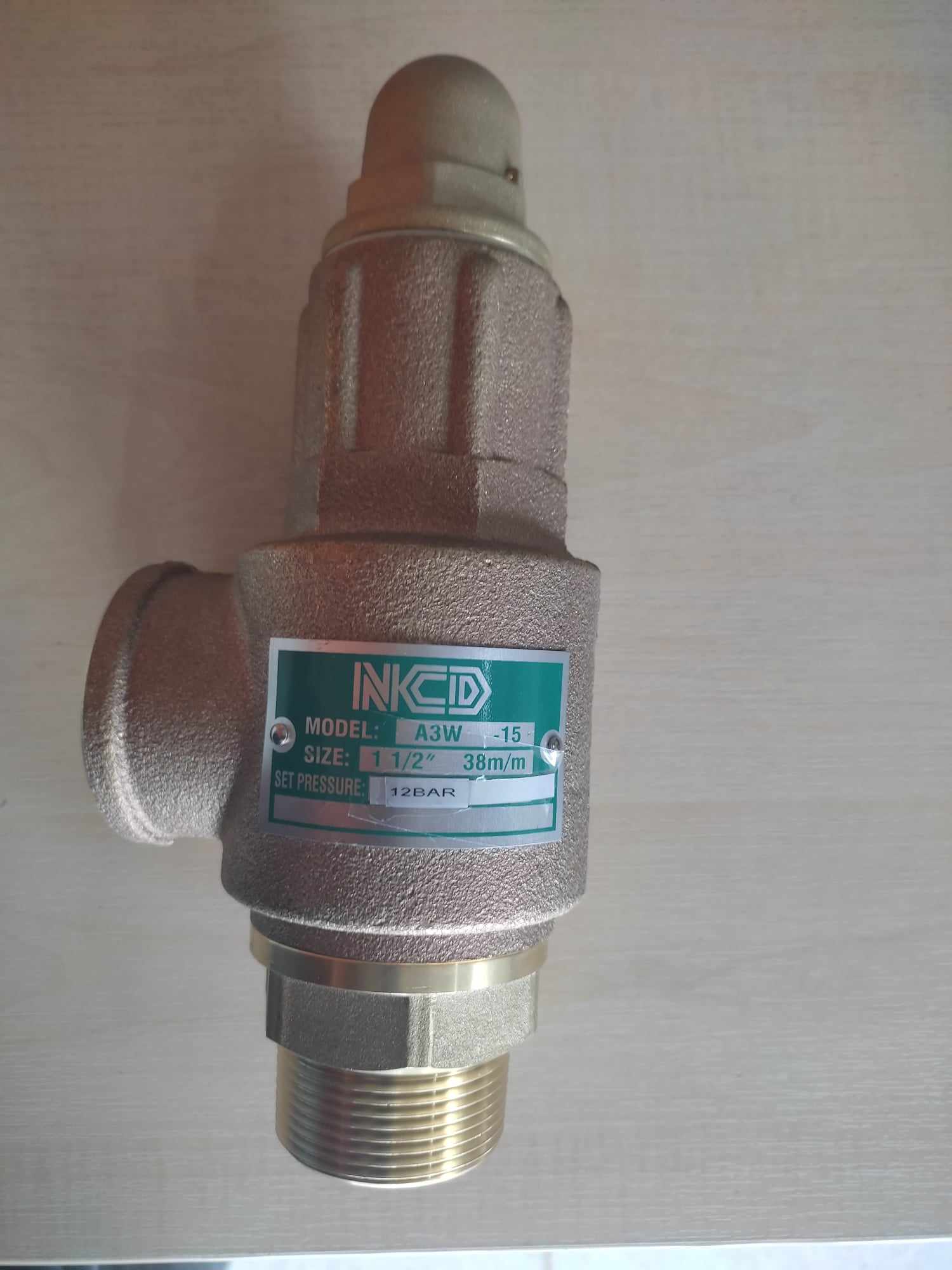 A3W-12-16 NCD Safety relief valve ขนาด 1-1/4" Pressure 16 bar(kg/cm2) 240 psi 